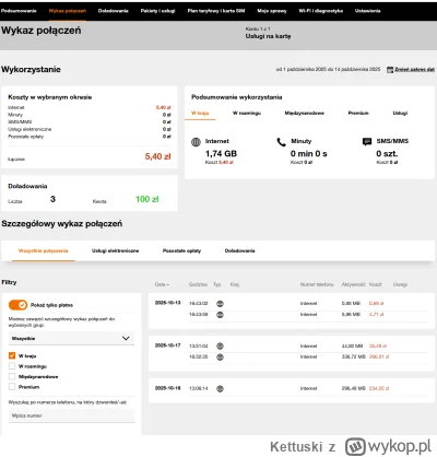 Kettuski - Właśnie dzisiaj przestanę być klientem Orange, oszukali mnie na ponad 500z...