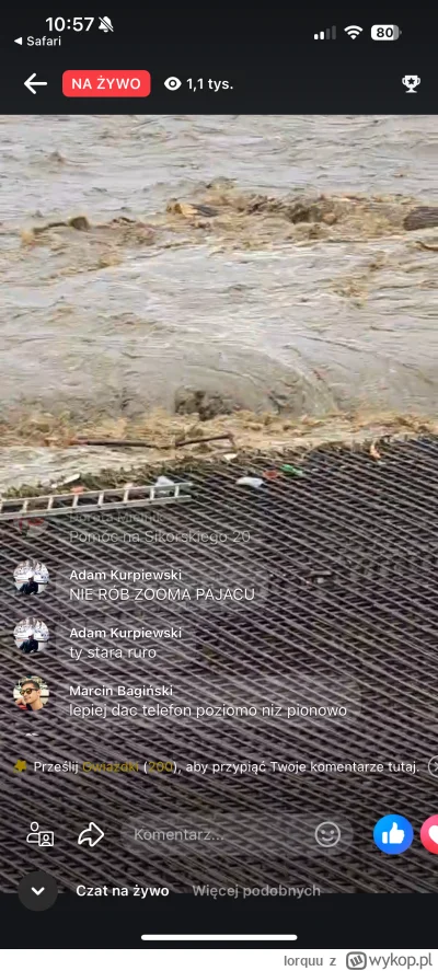 lorquu - #powodz Piękny zlot wykopków w komentarzach u Bożenki XDDDD