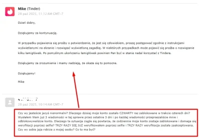 Bunch - Naiwnie piszę pytanie tutaj o Tindera ponieważ to ja jestem najbardziej doświ...