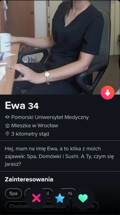 Tja88 - Ładna, ale. 

#tinder #p0lka