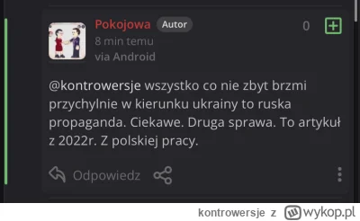 kontrowersje - > Z polskiej pracy

@Pokojowa: ruskie „c” to polskie „s”
 Z polskiej p...