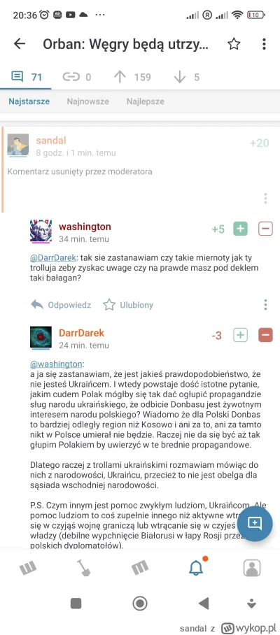 sandal - szanowna @Moderacja
Dlaczego ten wpis został usunięty, i dlaczego nie mogę s...