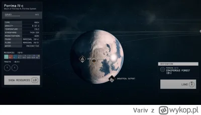 Variv - #starfield 

Ekran jednego księżyca z gry. Nie pokazuje aż tak dużo więcej ni...