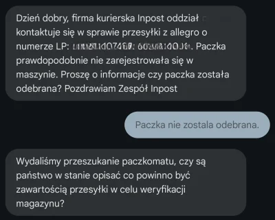 olito - Myślicie, że to legitny SMS od InPost? Bo podejrzewam, że to wysłała raczej o...