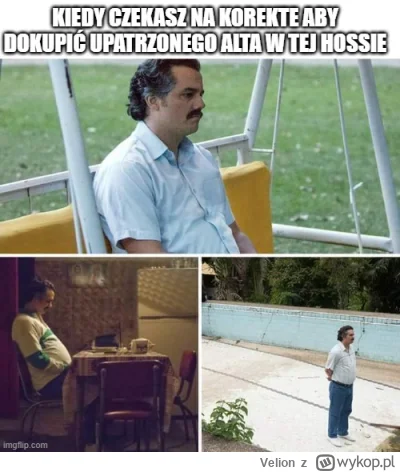 Velion - #kryptowaluty No nie da sie, wszystko mi s-------a