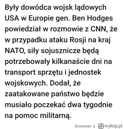 Grooveer - A co z samolotami bojowymi panie generale, które mogą bronić wschodniej fl...