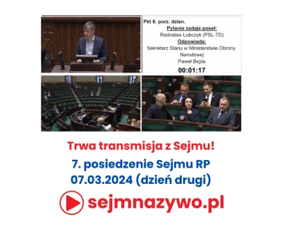 sejmnazywo-pl - Trwa transmisja obrad Sejmu na żywo

7. posiedzenie Sejmu RP / 07.03....
