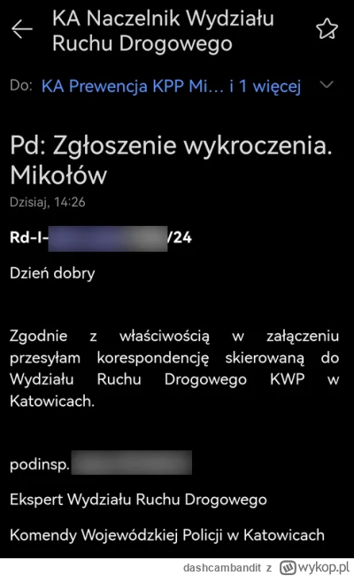 dashcambandit - @nemo007: Od jakiegoś dobrego człowieka dostałem...