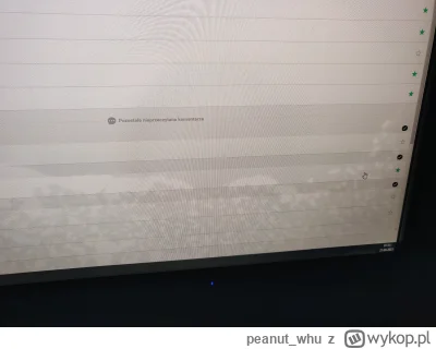 peanut_whu - Co to za dziwne ślady w dolnej części ekranu monitora? Monitor się jakiś...