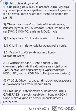 krystekw2 - #gamepass #pcgamepass
Przeglądając internety znalazłem typa co sprzedaje ...