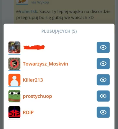 robertkk - Chłop co mi napisał żeby "przegrupować kolegów na discordzie", cokolwiek t...