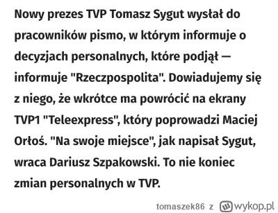 tomaszek86 - Gdzie ten Wykopek co miał zjeść swoje gówno? XD
Szykuj sie! Haha
#teleex...