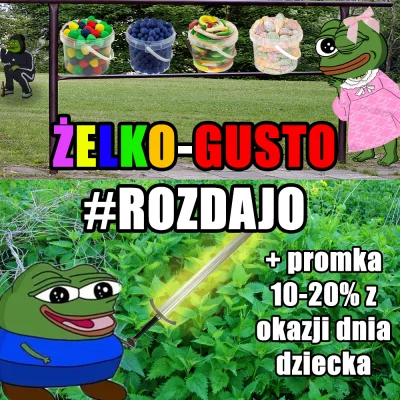 Kwasny_konfident - Żelkowe #rozdajo z okazji dnia dziecka (｡◕‿‿◕｡)

Na sklepie promka...