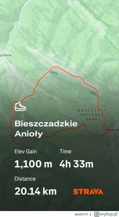 wafel14 - #chwalesie #bieszczady #gory nogi mi do d--y weszły, ledwo się doczołgałem ...