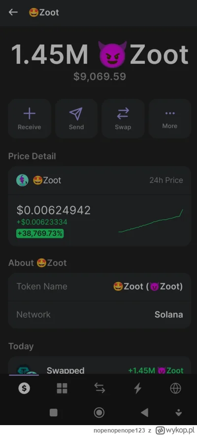 nopenopenope123 - #kryptowaluty 

P-----------m sobie kasę na shitach i mam pytanie c...