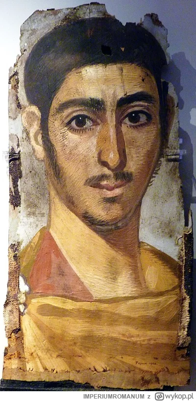 IMPERIUMROMANUM - Młody mężczyzna na portrecie fajumskim

Malowidło przedstawia młode...