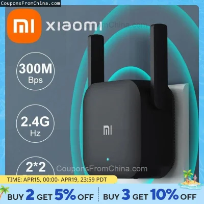 n____S - ❗ Xiaomi Mijia WiFi Repeater Pro 300M EU Plug
〽️ Cena: 10.57 USD (dotąd najn...