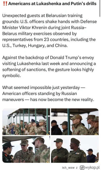 ish_waw - Nie tylko Hindusi, ale i Amerykanie robią szekjhendy z kacapskimi oficerami...