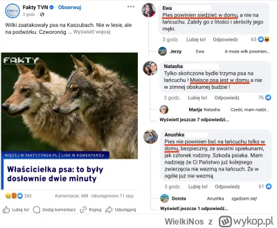 WielkiNos - @jmuhha dziś by się psiarze zesrali, że pies ma być w domu, a nie w obsku...