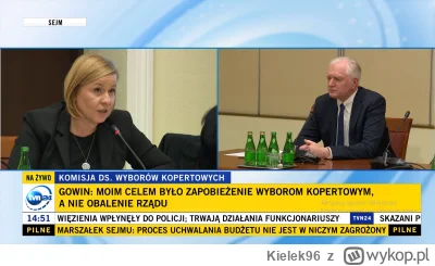 Kielek96 - Jak nazywa sie ta posłanka która zadaje teraz pytanie Gowinowi?
#sejm #pol...