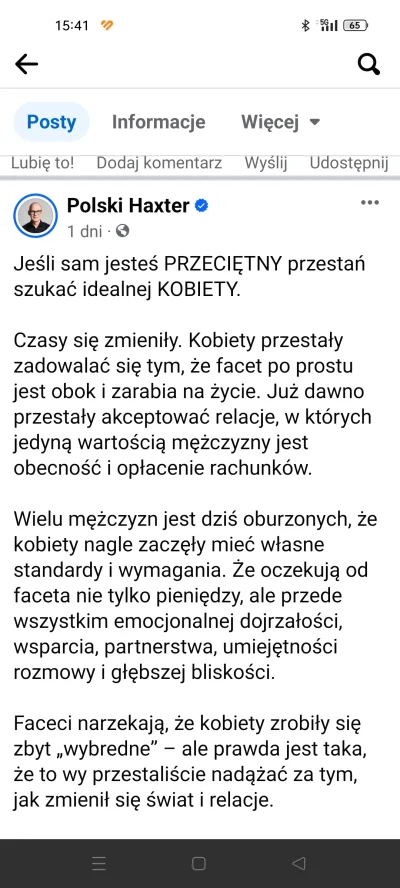 Angi_Angel - #zwiazki #facebook #randki 

Co to za gość? Dosłownie KAŻDY jego post na...