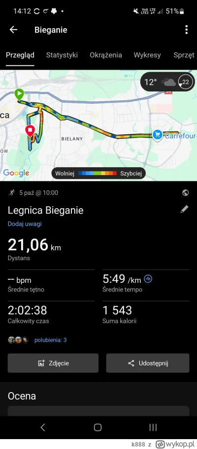 k888 - #sztafeta #bieganie

10 034,19 - 21,06 = 10 13,13

Półmaraton Legnica 2025 :) ...