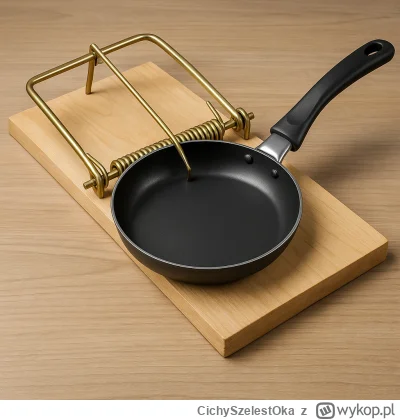 CichySzelestOka - Zastawiłem pułapkę w domu, bo ktoś mi podwędził kilka rzeczy z ogró...