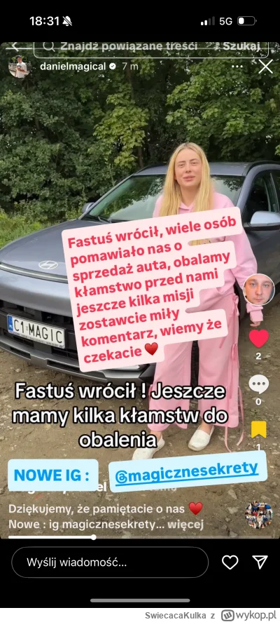 SwiecacaKulka - Uszata żyje 
#danielmagical