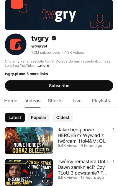 json-derollo - niesamowite jak ten serwis upadł. Suby nic nie znaczą, 1.2mln, a ogląd...