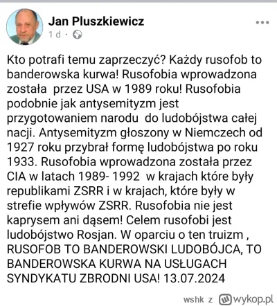 wshk - Ekspert wydał opinię.


#ukraina #rosja #wojna #onuce #szpitalpsychiatryczny #...