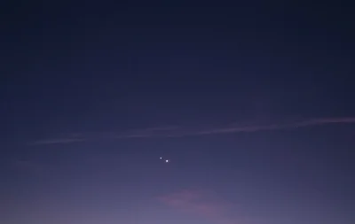 ZukA07B - Dzisiaj udało się zrobić zdjęcie Wenus i Jowisza w gwiazdozbiorze ryb. Jak ...