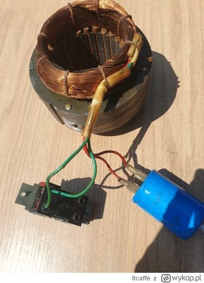 0caffe - Jak sprawdzić takie uzwojenie? Jeśli dobrze się domyślam to kondensator jest...