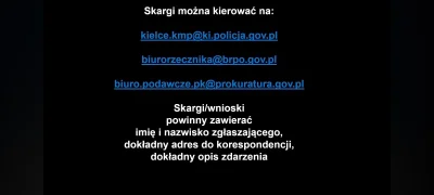 NieWiemGdzie - Screen z mailami do złożenia skarg.