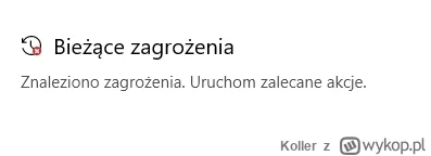 Koller - mam folder dodany do wykluczeń a defender i tak mi non stop wyskakuje z powi...