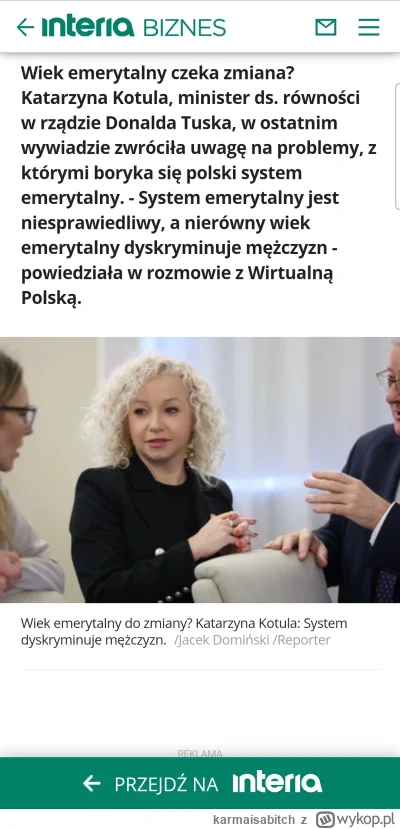 karmaisabitch - Także tak - ministra chyba czyta #wykop i doszła do wniosku, że dla m...