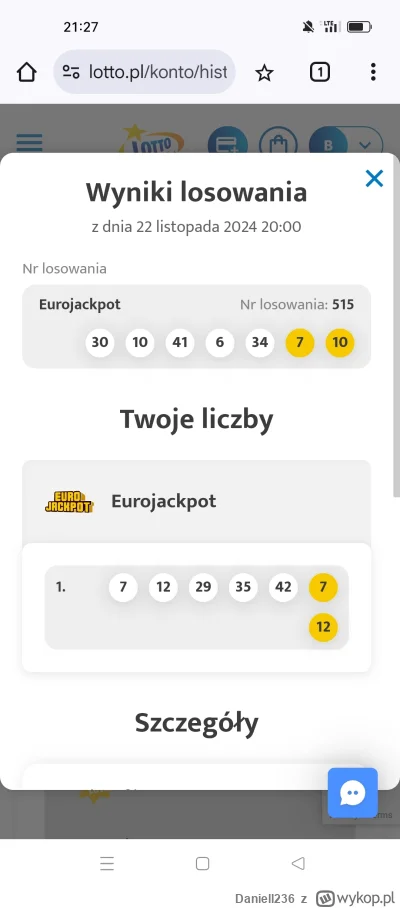 Daniell236 - Aj aj aj jak zwykle. #eurojackpot