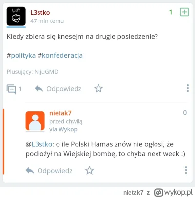 nietak7 - Wrzucam jako screen, bo kolega nie dał tagu #sejm więc wpis może umknąć tym...