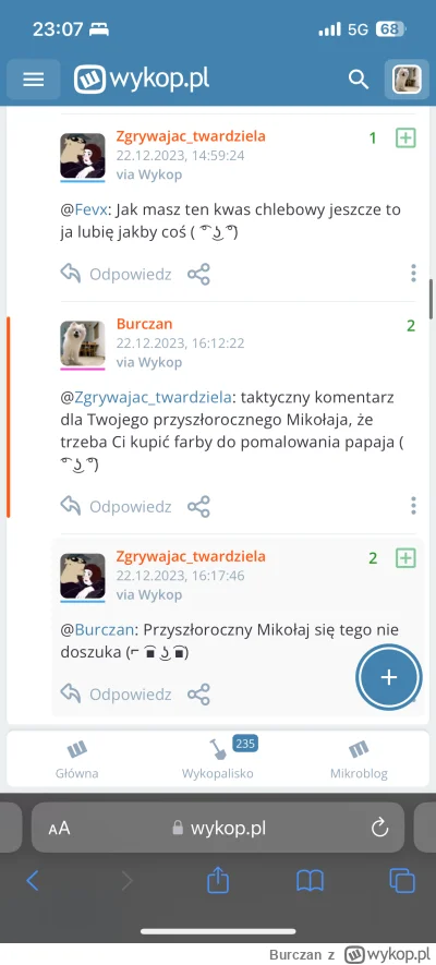 Burczan - @Zgrywajac_twardziela: Nie masz jeszcze farbek do papaja ( ͡° ͜ʖ ͡°)