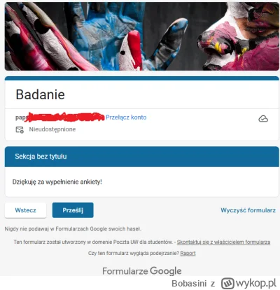 Bobasini - @cyberchosnek: 

wypełniona :)