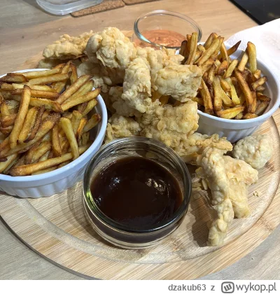 dzakub63 - #kolacja #gotujzwykopem Taka sytuacja ( ͡° ͜ʖ ͡°) nuggetsy z przepisu Foxx...