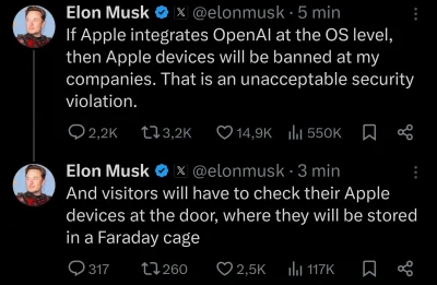 TheFlashes - Co ten piżmo wymyślił? 
#elonmusk #spacex  #apple