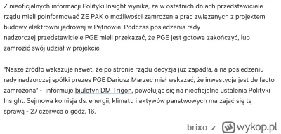 brixo - Kolejne informacje, które potwierdzają, że rząd Tuska blokuje budowę elektrow...