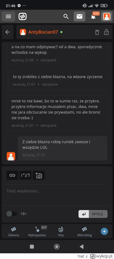 ThiZ - @AntyBocian07: Przecież Milena wiele miesięcy temu potwierdzała, że ma info o ...