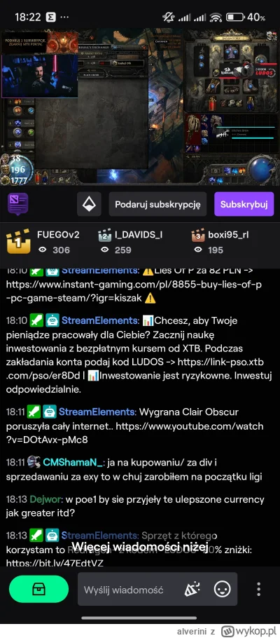 alverini - Czy to normalna aktywność chatu na 950 osób? XD on ma realnie mniej wiadom...