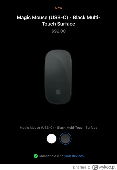Dharma - Apple odświeżyło swoją ergonomiczną mysz o port USB-C, zgadnijcie gdzie ma p...