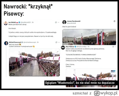 szmichal - On nie krzyknął, on R Y K N Ą Ł #polityka #bekazpisu