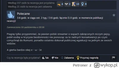 Petroner - Prawda szerzona nawet na steamie podoba mi się to ( ͡° ͜ʖ ͡°) Na bank mire...