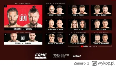 Zanaro - #famemma 
To jeszcze fame mma czy fame boks? Ja #!$%@?