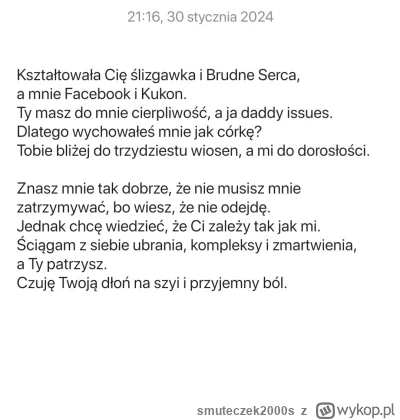 smuteczek2000s - daddy issues + Kukon = red flag