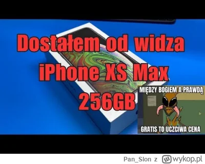 Pan_Slon - Mirki dostałem od widza iPhone XS Max 256GB za darno, co prawda uszkodzony...